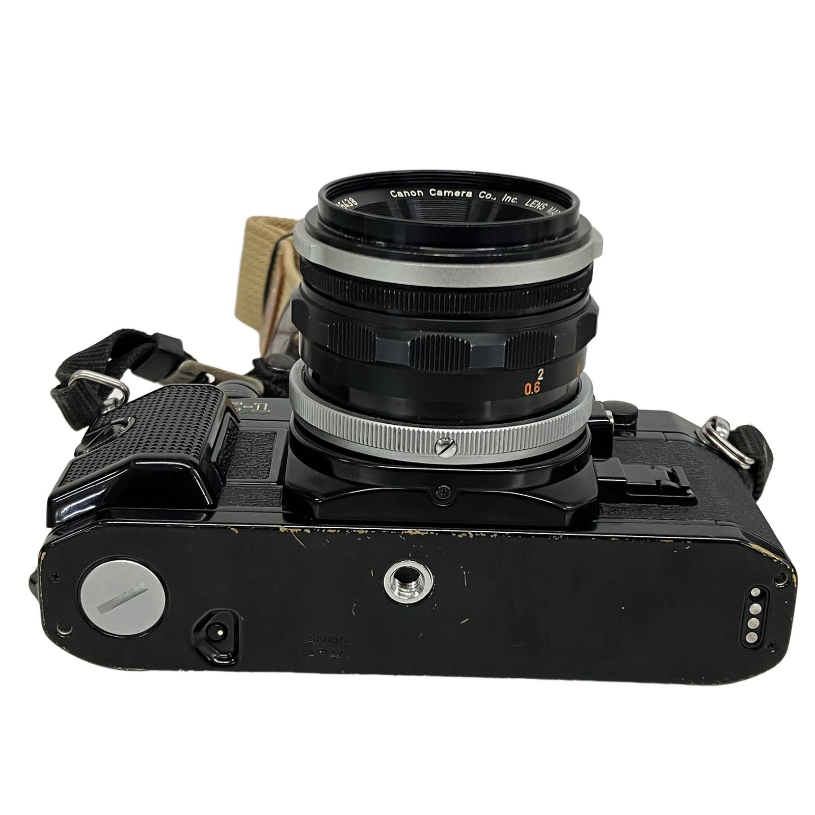 Canon AE-1 フィルム一眼レフカメラ ボディ 本体 ジャンク ◇ジャンク【キヤノン】AE-1 ボディ + レンズ フィルムカメラ