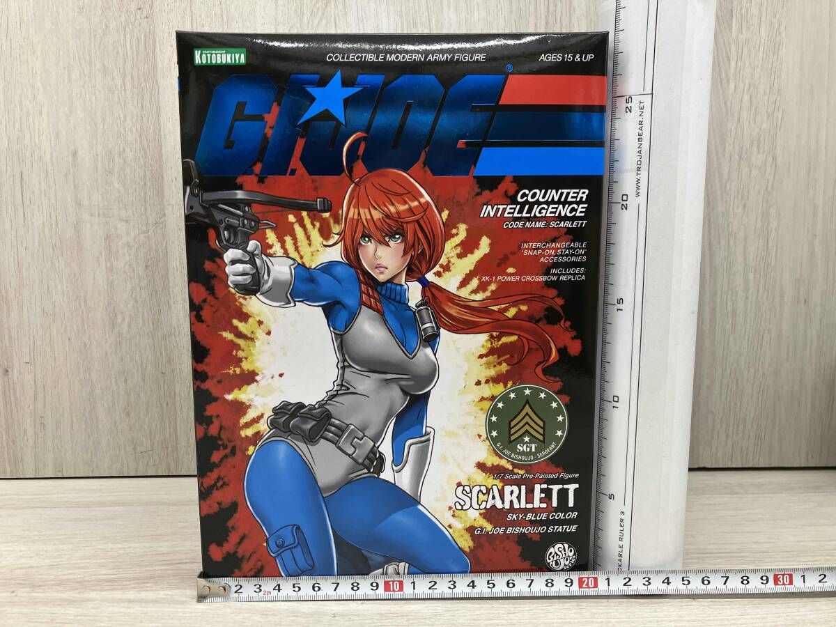 未使用品 コトブキヤ スカｰレット スカイブルｰ限定版 1/7 G.I. JOE美