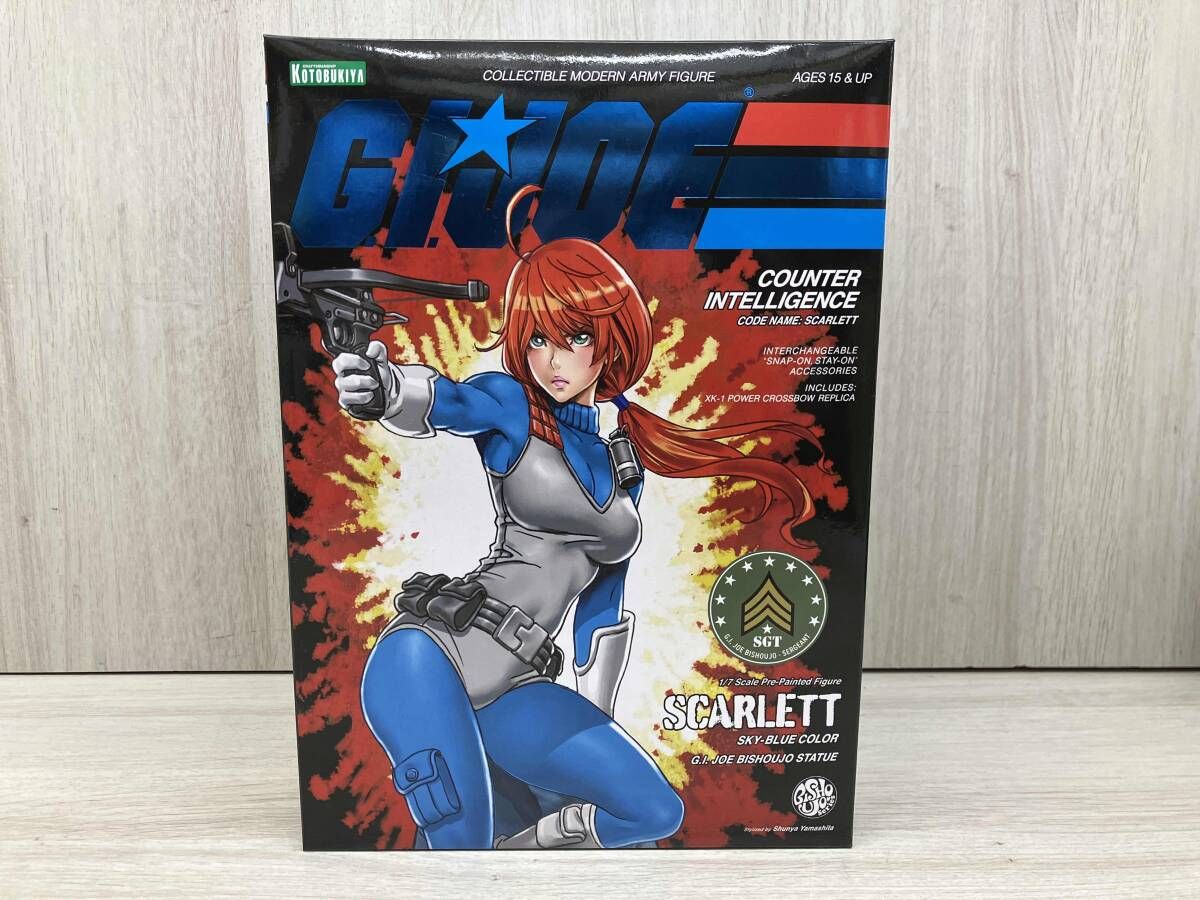 未使用品 コトブキヤ スカｰレット スカイブルｰ限定版 1/7 G.I. JOE美