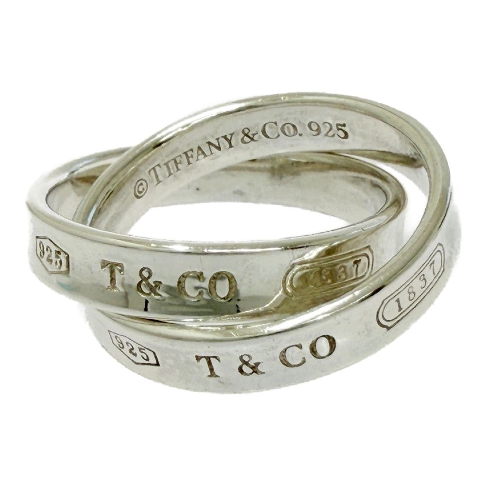 中古】【保存袋付き】 TIFFANY&Co. ティファニー シルバー 1837 ナロー