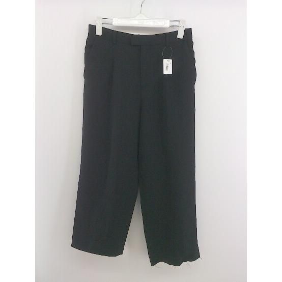 ◇ ADAM ET ROPE アダムエロペ タック 七分丈 サブリナ パンツ サイズ36 ブラック レディース P 【中古】 【1208240010103】