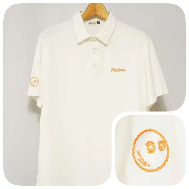 マルボンゴルフ 白 機能性 ゴルフ Tシャツ メンズ95
