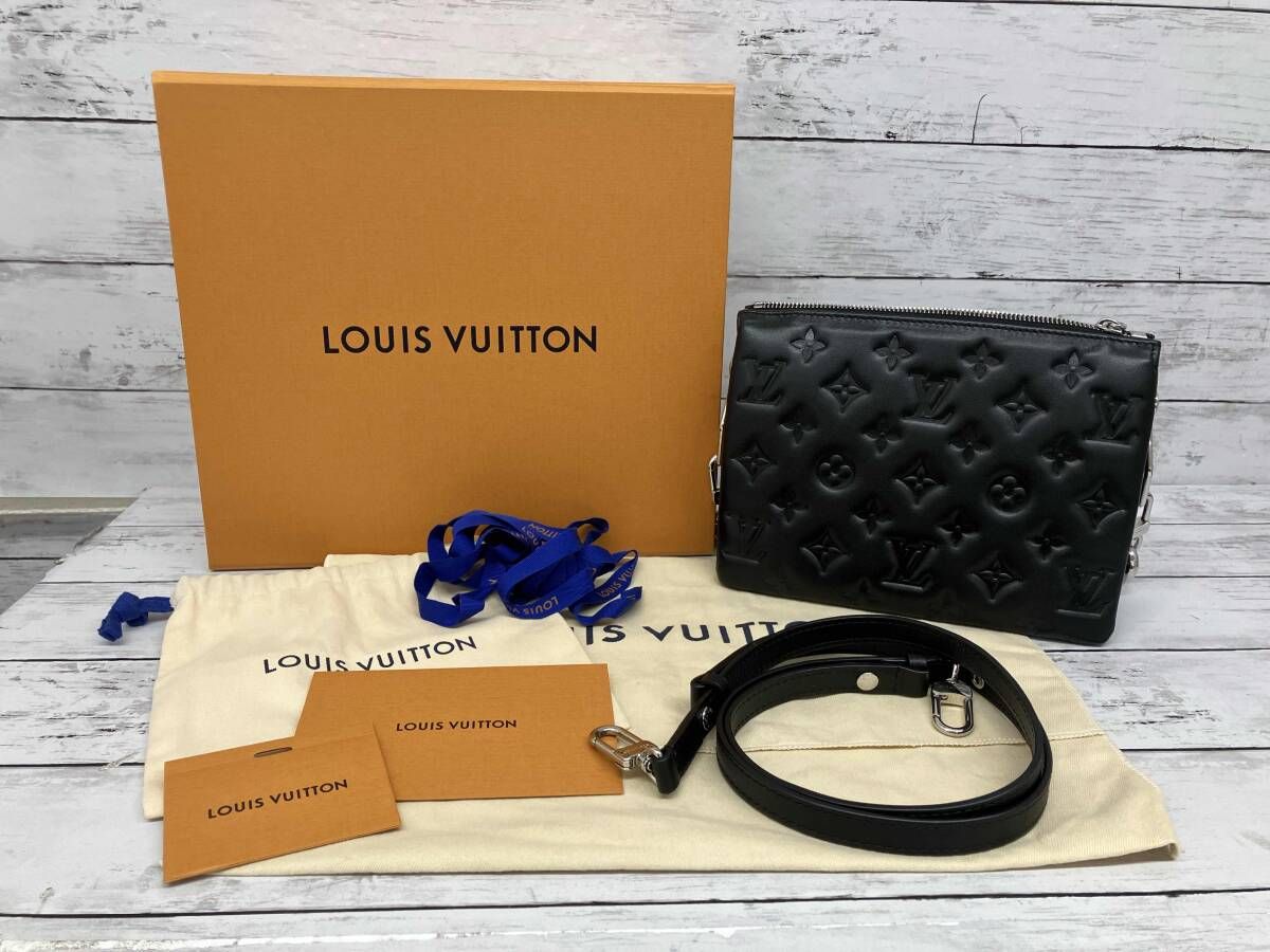 LOUIS VUITTON ルイヴィトン モノグラム／ハンドバッグ／クッサンBB／M23078／ブラック