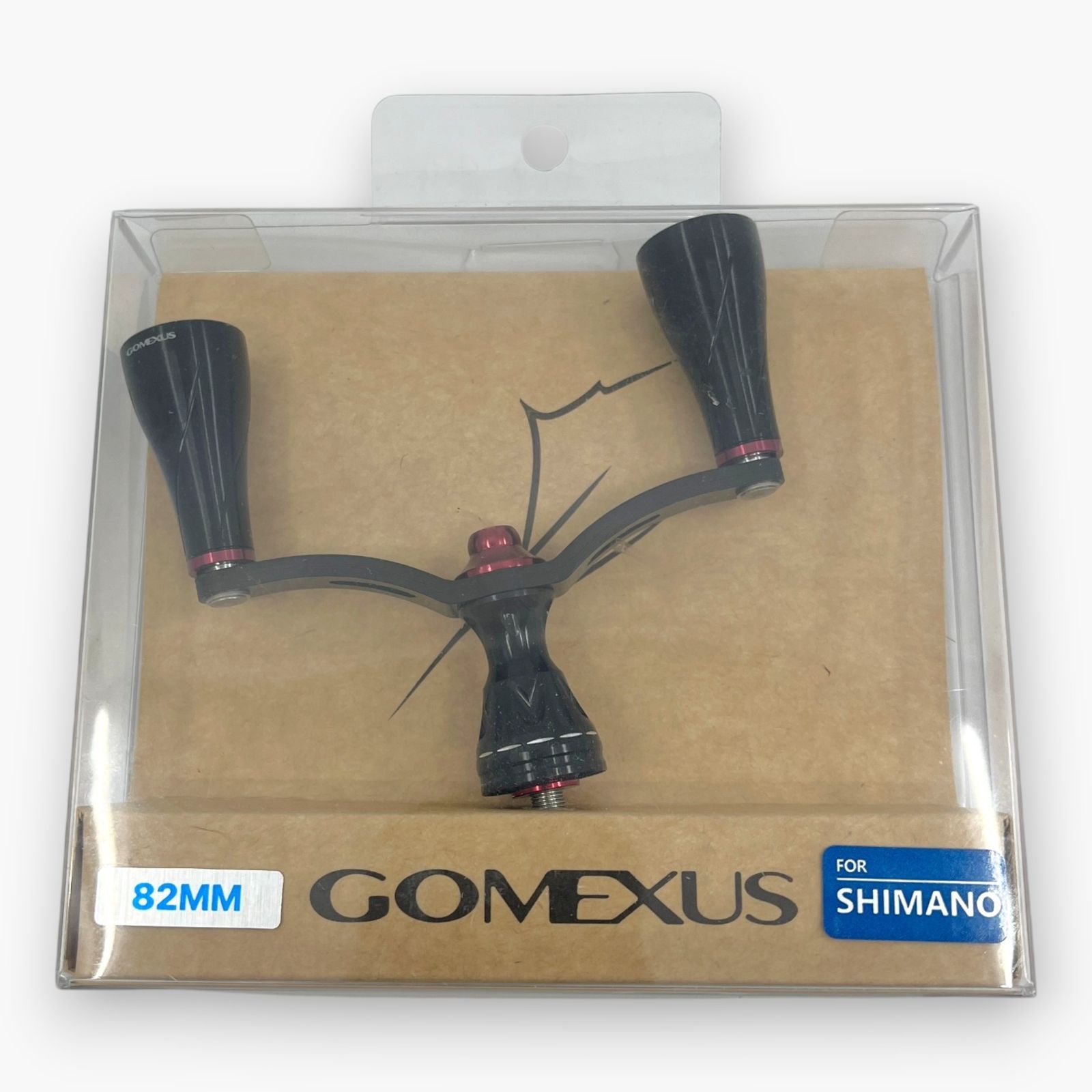 ストラディック C2000SHG + GOMEXUS ダブルハンドル ※エギング 新品】ゴメクサス ダブルハンドル 82mm シマノ用 カーボン製 エギング
