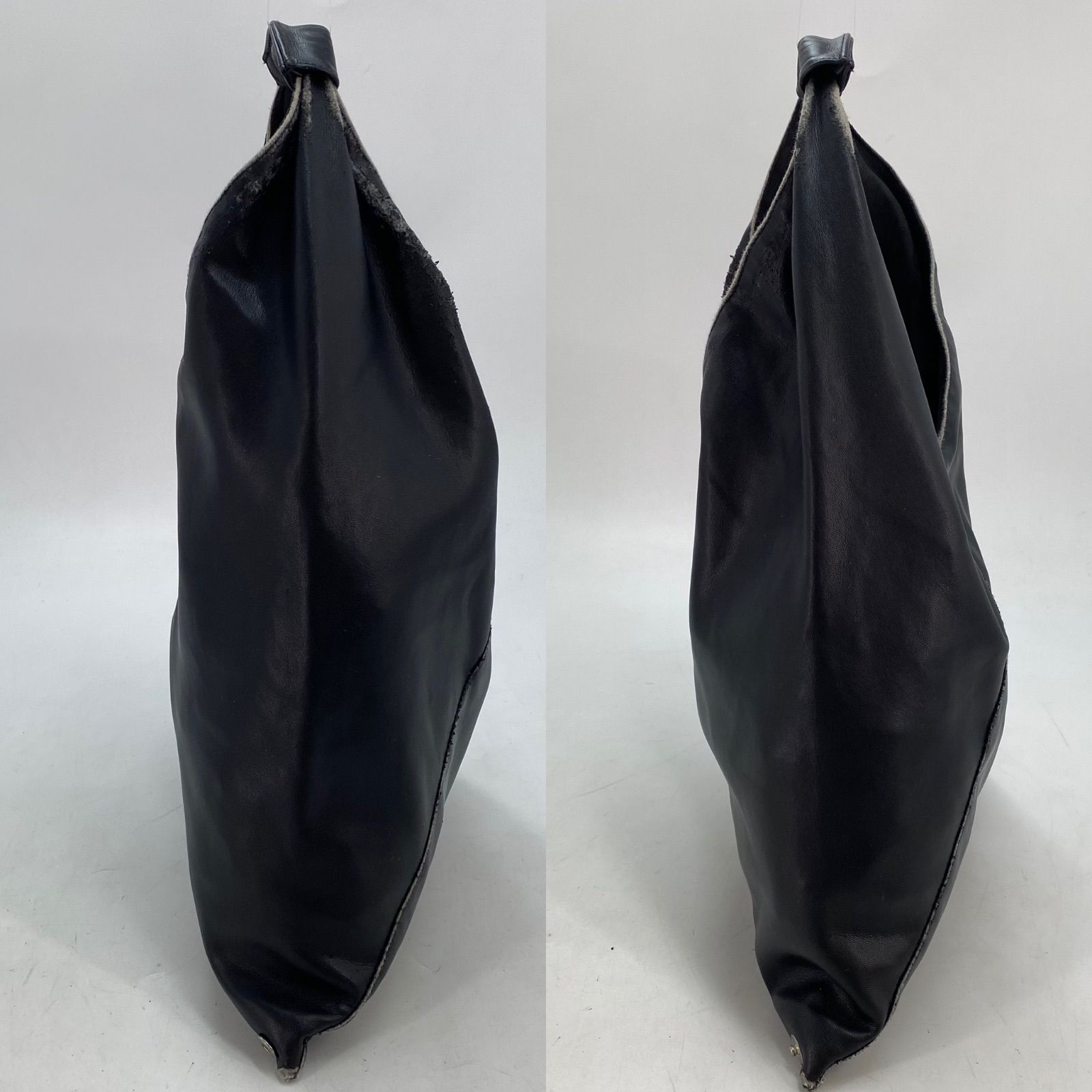 MM6 Maison Margiela トートバッグ スモール 革 黒 フォーマル GE202 
