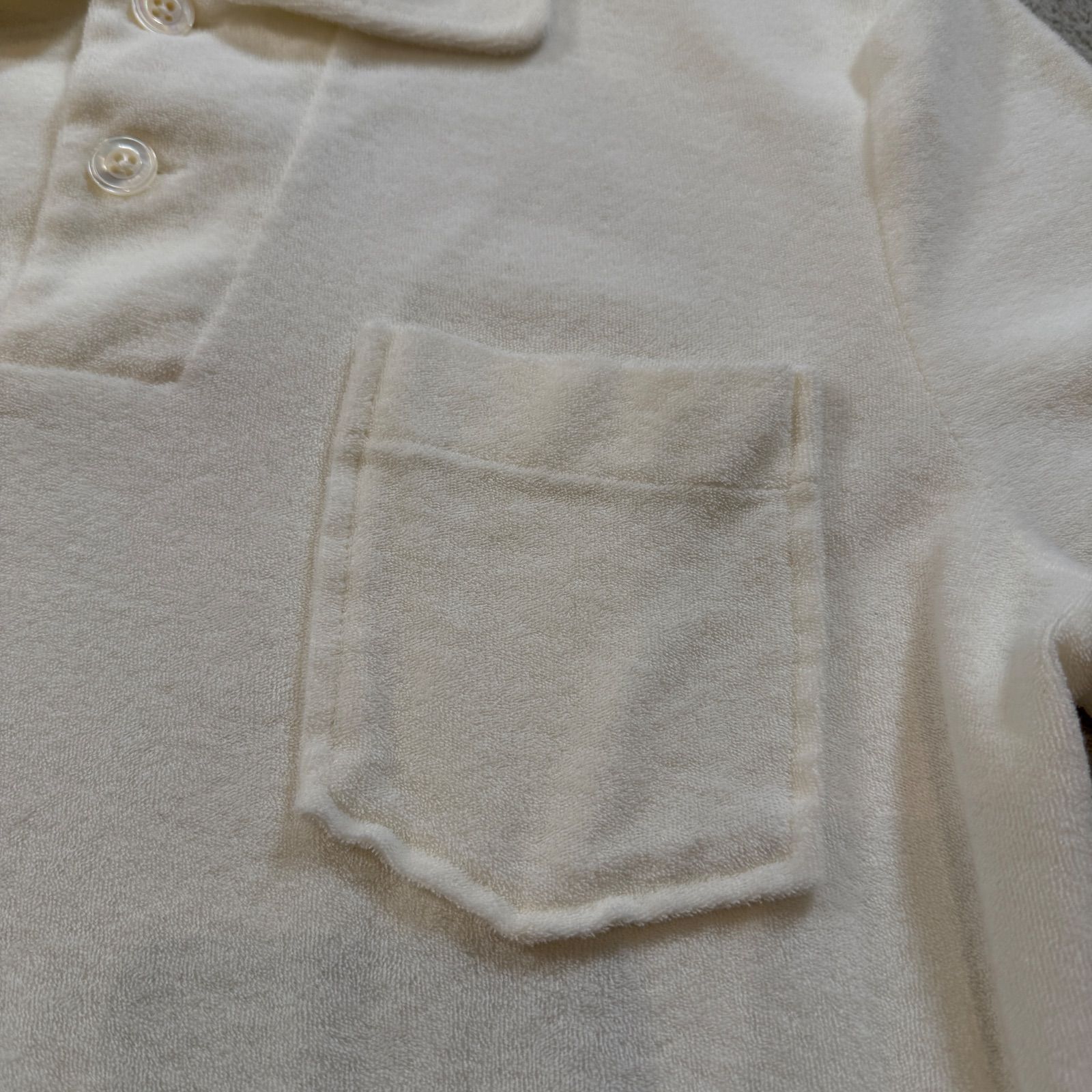 美品 トムフォード TOMFORD パイル ポロシャツ 46サイズ コットン100
