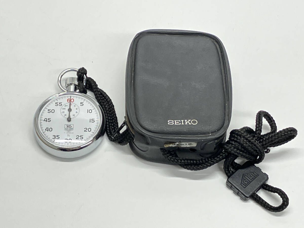 HEUER ストップウォッチ 稼働品】HEUER trackmate ホイヤートラック