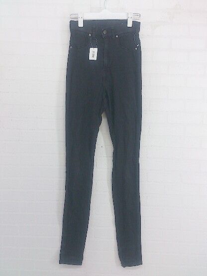 ◇ Dr.DENIM ドクターデニム ストレッチ デニム スキニー パンツ サイズM ブラック レディース P 【1208260018523】