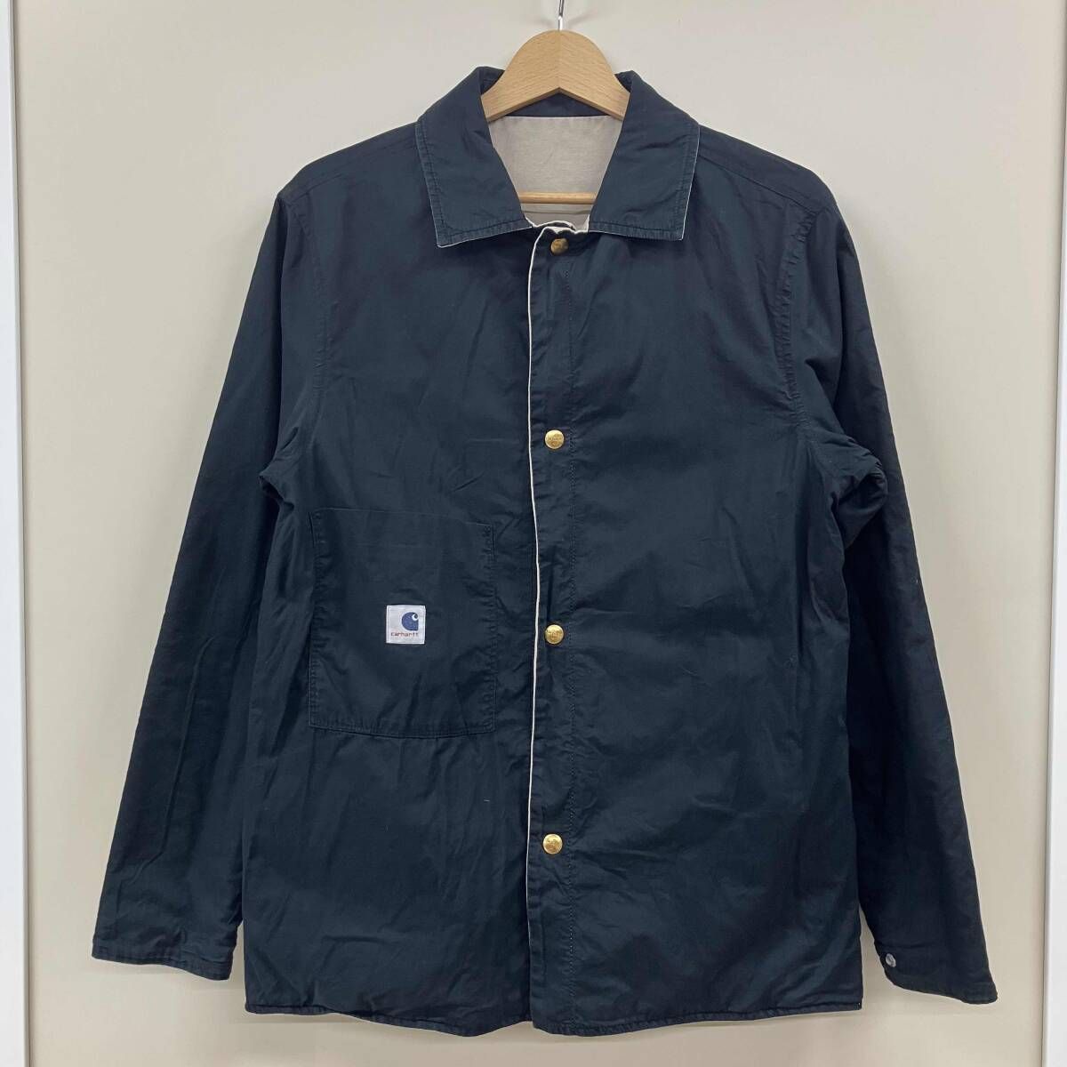 Carhartt Adam kimmel ネイビー カバーオール Carhartt × Adam Kimmel / カーハート×アダム・キメル カバーオール