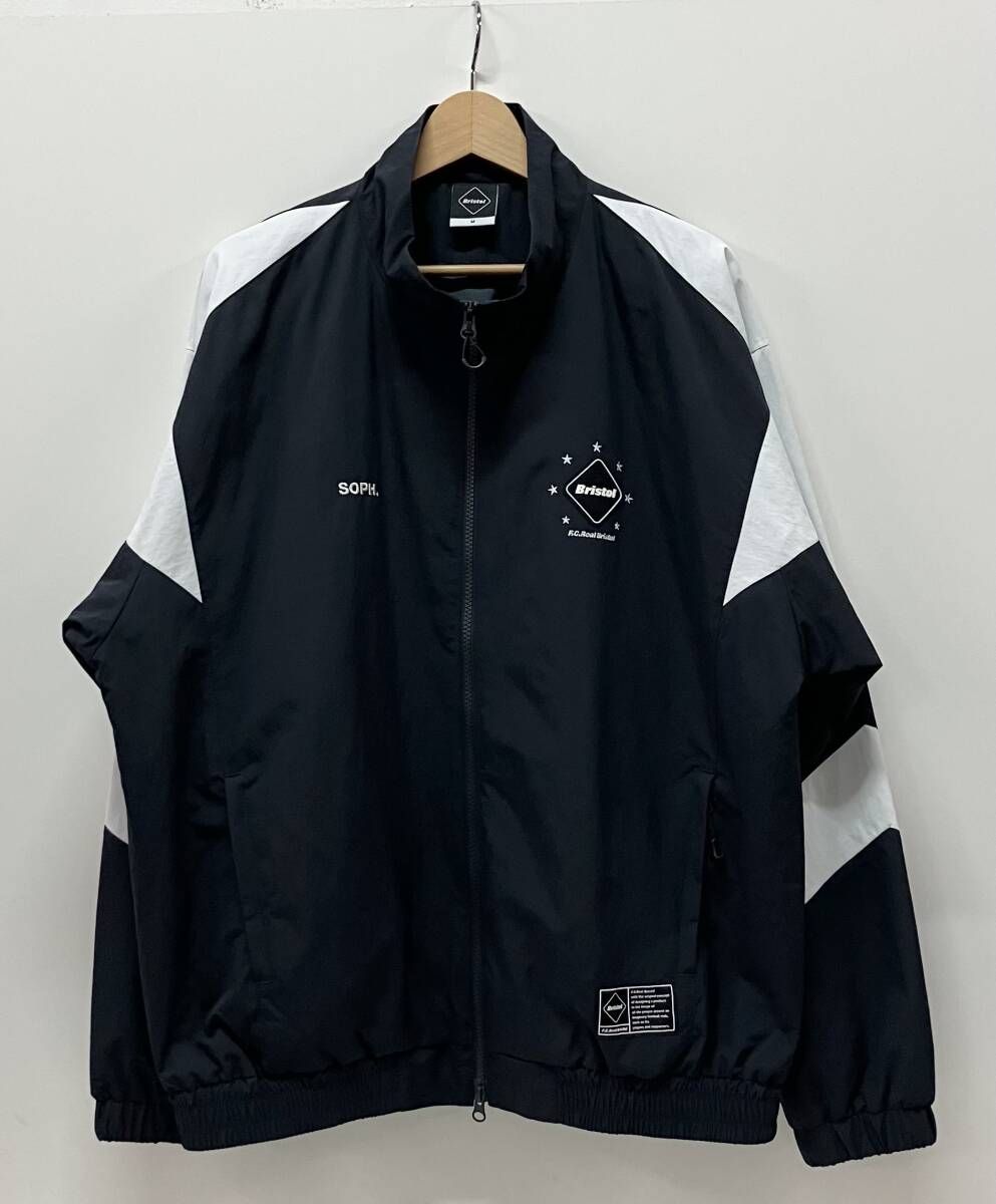F.C.R.B.(F.C.Real Bristol) エフシーレアルブリストル ブルゾン FCRB 24aw PRACTICE STAR JACKET サイズM ネイビー ナイロン100% 中国製
