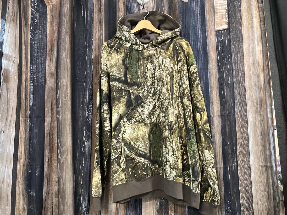 NIKE ナイキ Jordan Brooklyn Men's Fleece Realtree Pullover Hoodie ジョーダン パーカー 裏起毛 HV1860-222 カーキ系 総柄 2XL
