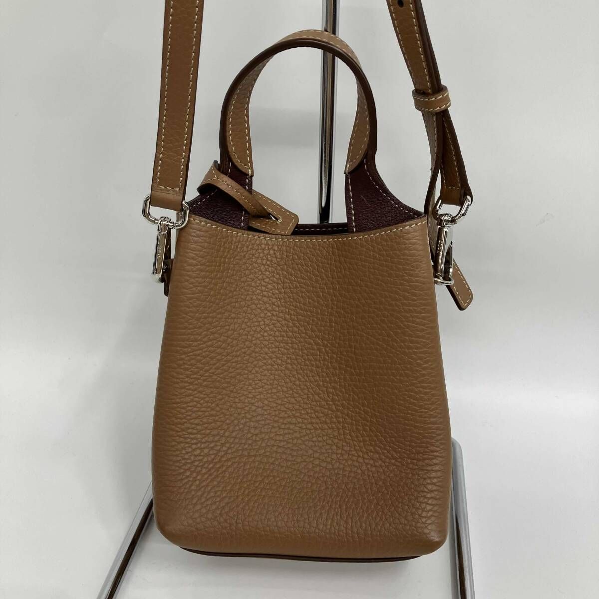 TOD'S／トッズ／ショルダーバッグ/2way／マイクロバッグ／ライト