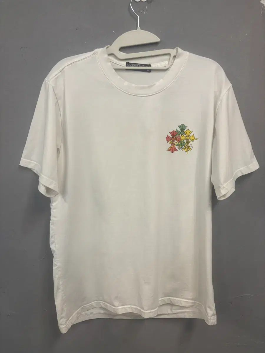 CHROME HEARTS クロムハーツ 白 花 刺繍 半袖 Tシャツ