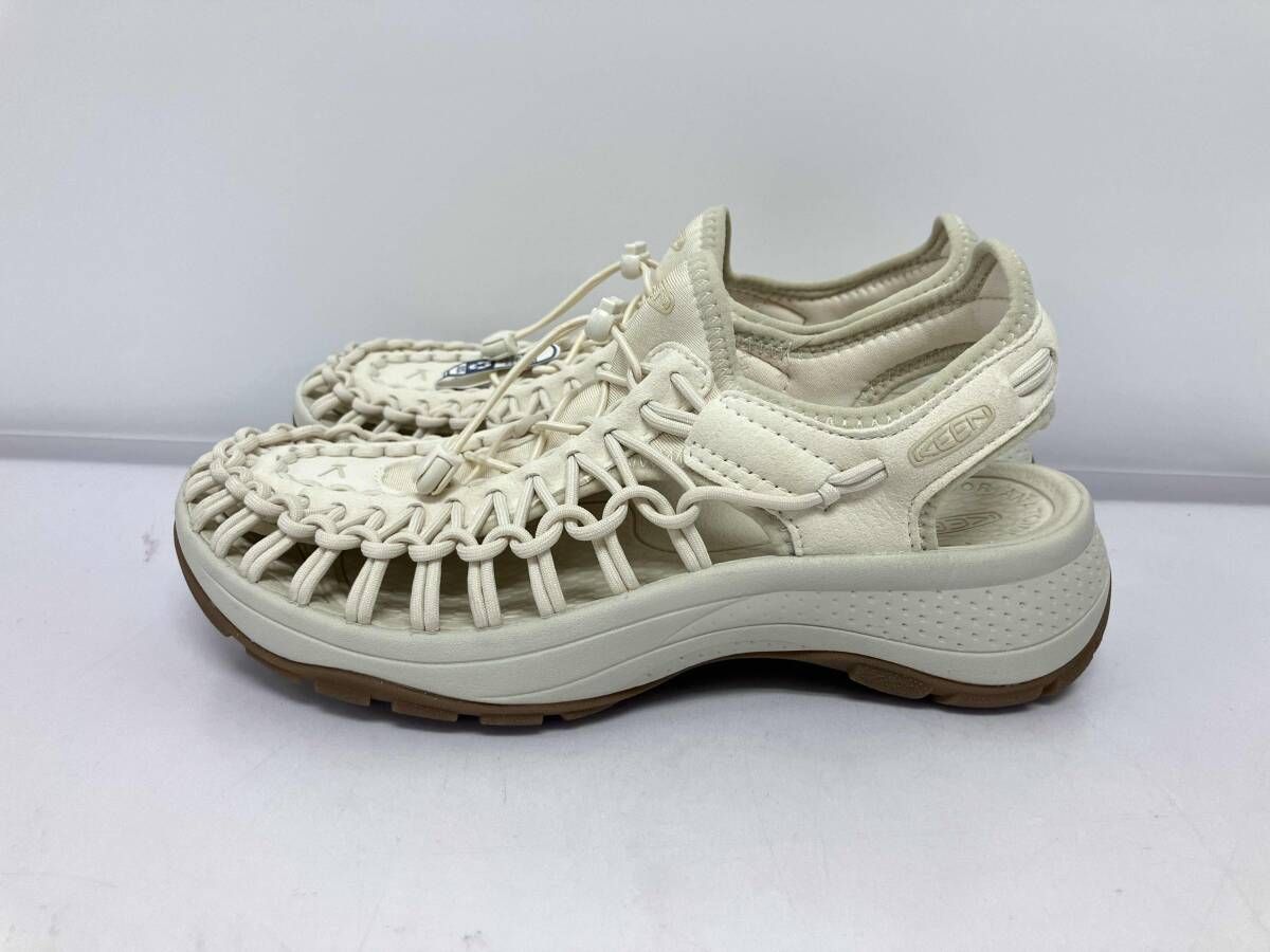 KEEN キーン UNEEK ASTORIA ユニークアストリア 1027291 ホワイト オープンエアスニーカー サンダル レディース 25.0cm