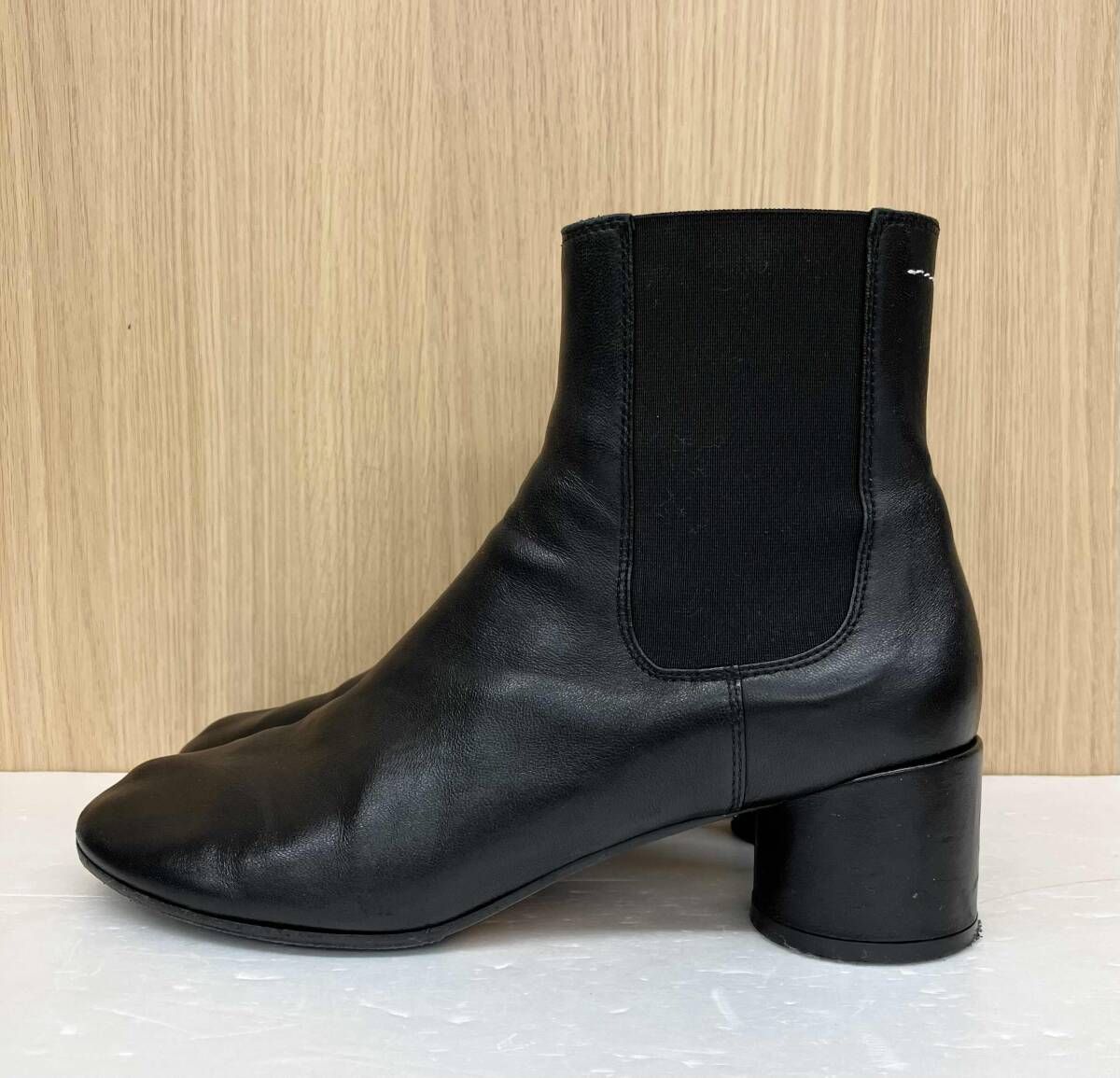 Maison Margiela メゾンマルジェラ ショートブーツ サイドゴアブーツ イタリア製 サイズ40 ブラック 通年