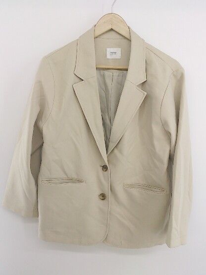 ◇ LOWRYS FARM ローリーズファーム 2B 長袖 ジャケット サイズF ライトベージュ系 レディース P 【中古】 【1208290001052】