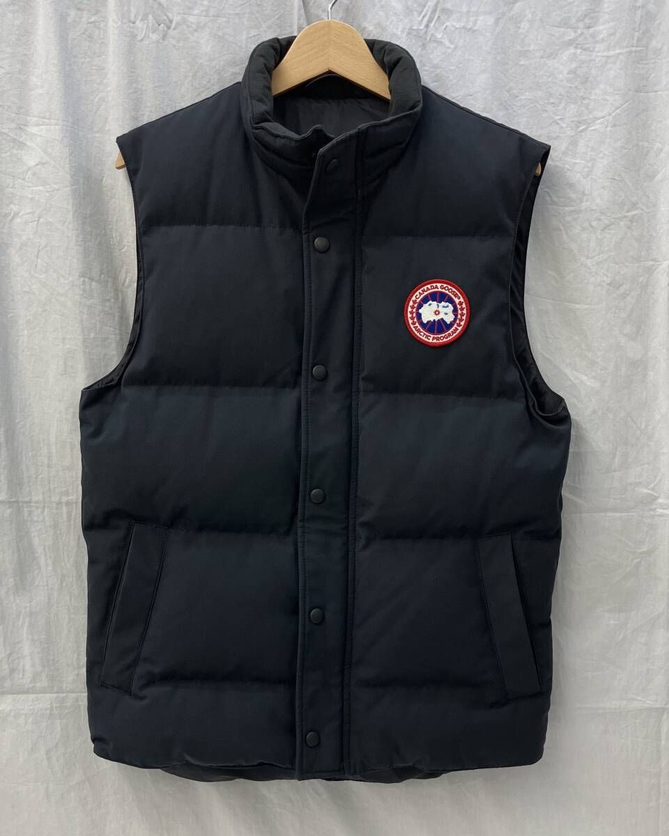 CANADA GOOSE GARSON VEST カナダグース ガーソンベスト ダウンベスト 4151M 05T-02255216 S ネイビー カナダ製