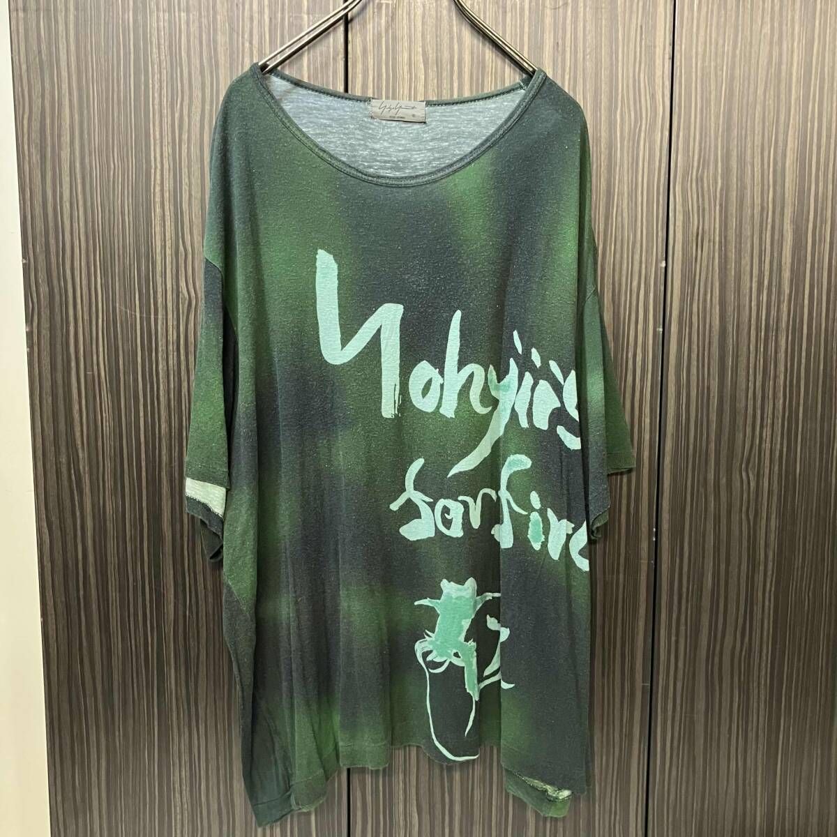 21ss Yohji Yamamoto POUR HOMME プリントレーヨンカットソー 3 ヨウジヤマモト