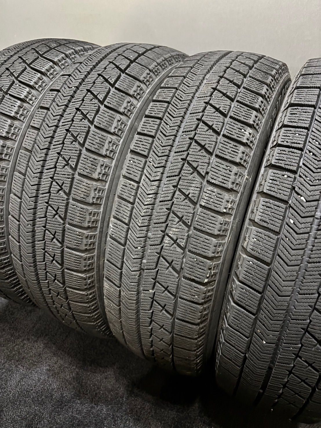 ★155/65R14 BRIDGESTONE/VRX 20年製 スタッドレス 4本 ブリヂストン ブリザック N-BOX スペーシア タント (3-M206)