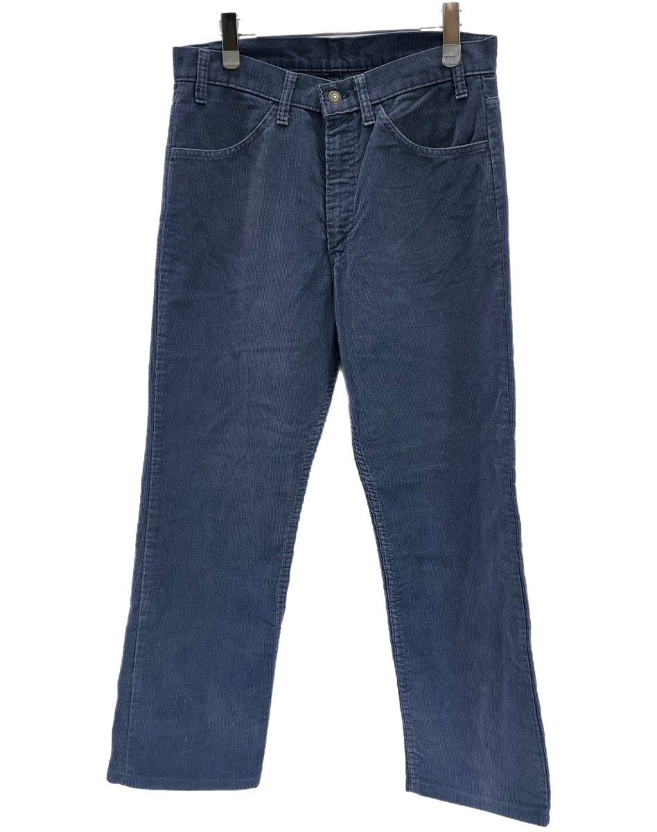 リーバイス Levi's 80's ボタン裏536 Corduroy Pants コーデュロイ パンツ ジップフライ 青 519-1516 ブルー W33 L30 101MB-985