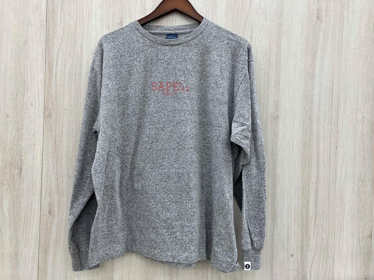 SAPEur 長袖Tシャツ Lサイズ デニスロッドマン ヘザーグレー