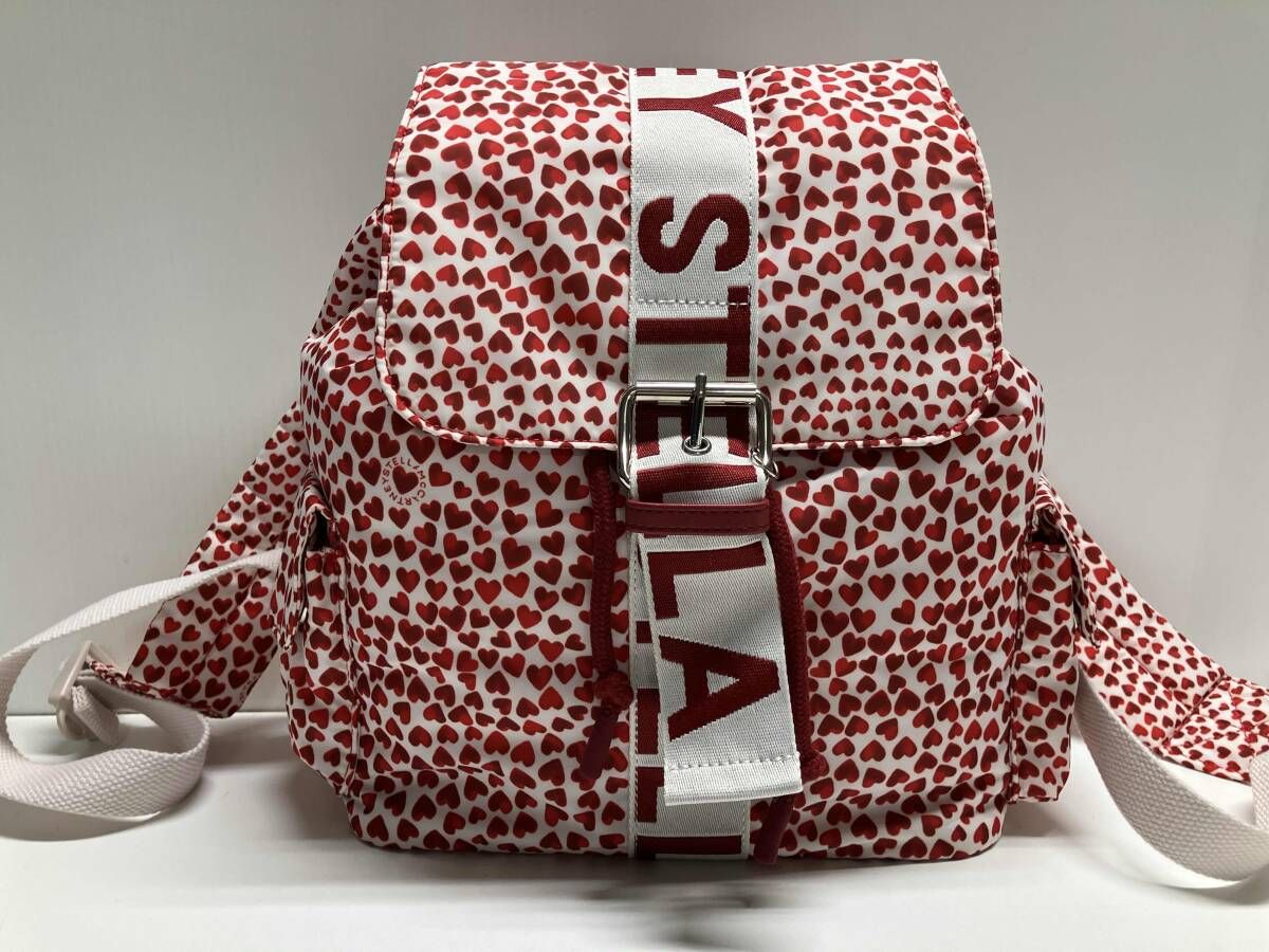 STELLA McCARTNEY ステラマッカートニー リュック デイパック / ハート柄・レッド