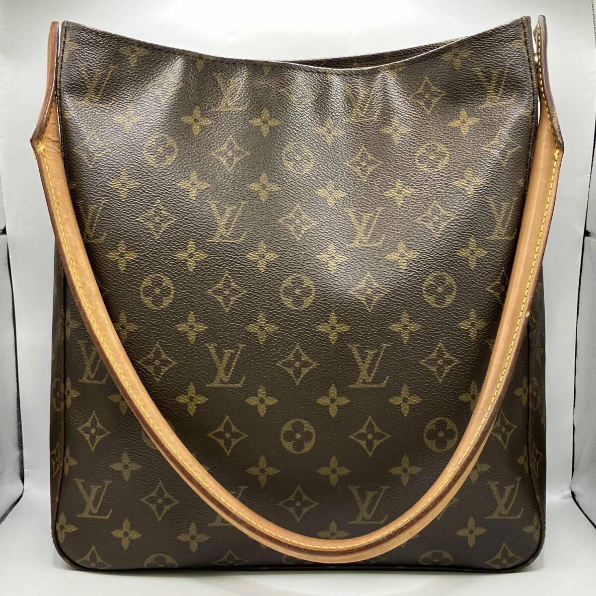 汚れあり 本体のみ LOUISVUITTON ルイ・ヴィトン M51145 モノグラム ルーピングGM ショルダーバッグ