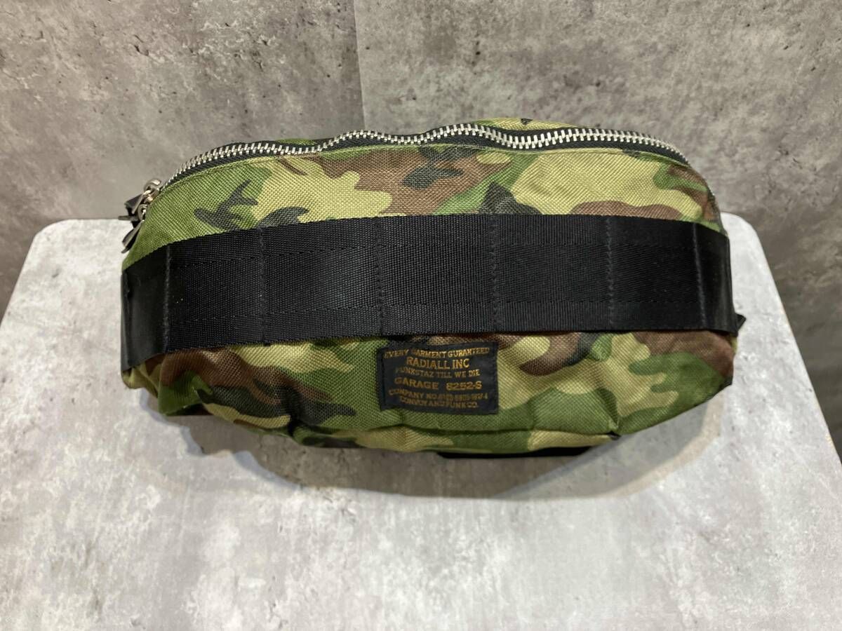 RADIALL Camouflage Waist Bag カモ柄 ウエストバッグ ラディアル