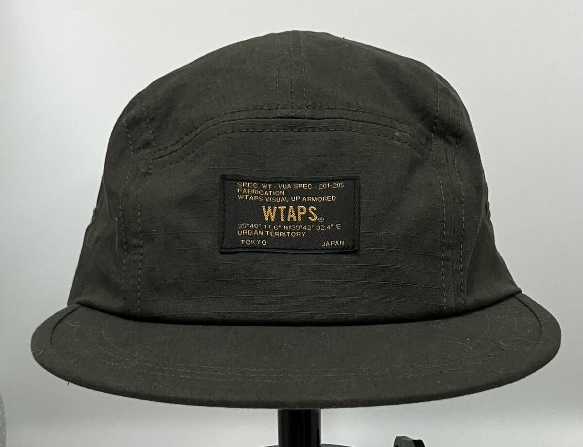 WTAPS ダブルタップス キャップ 252HCDT-HT03 サイズX00 ロゴ カーキ アジャスター ストリート 日本製 コットン100%