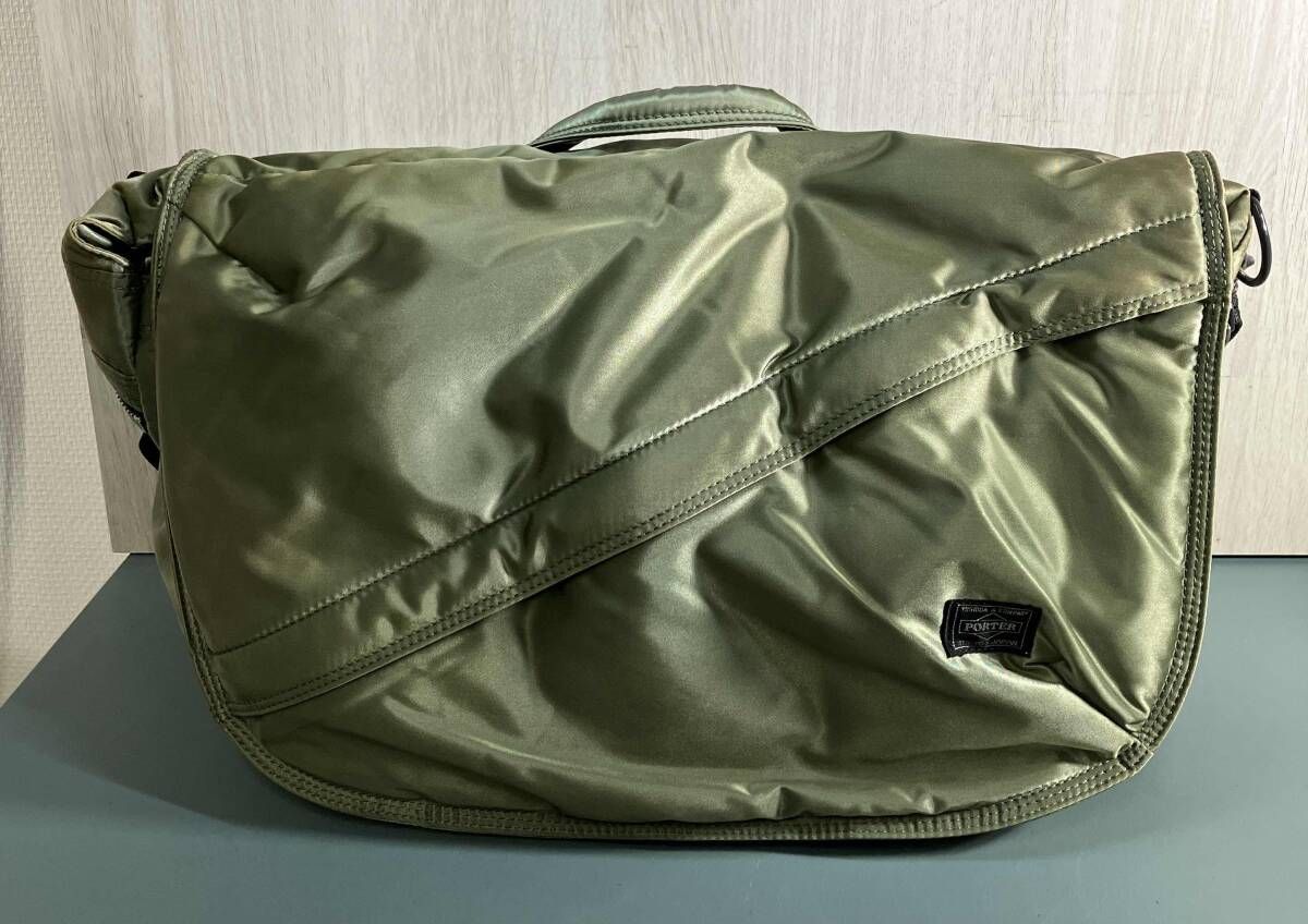 PORTER/ポーター/ショルダーバッグ/communicator bag/セージグリーン