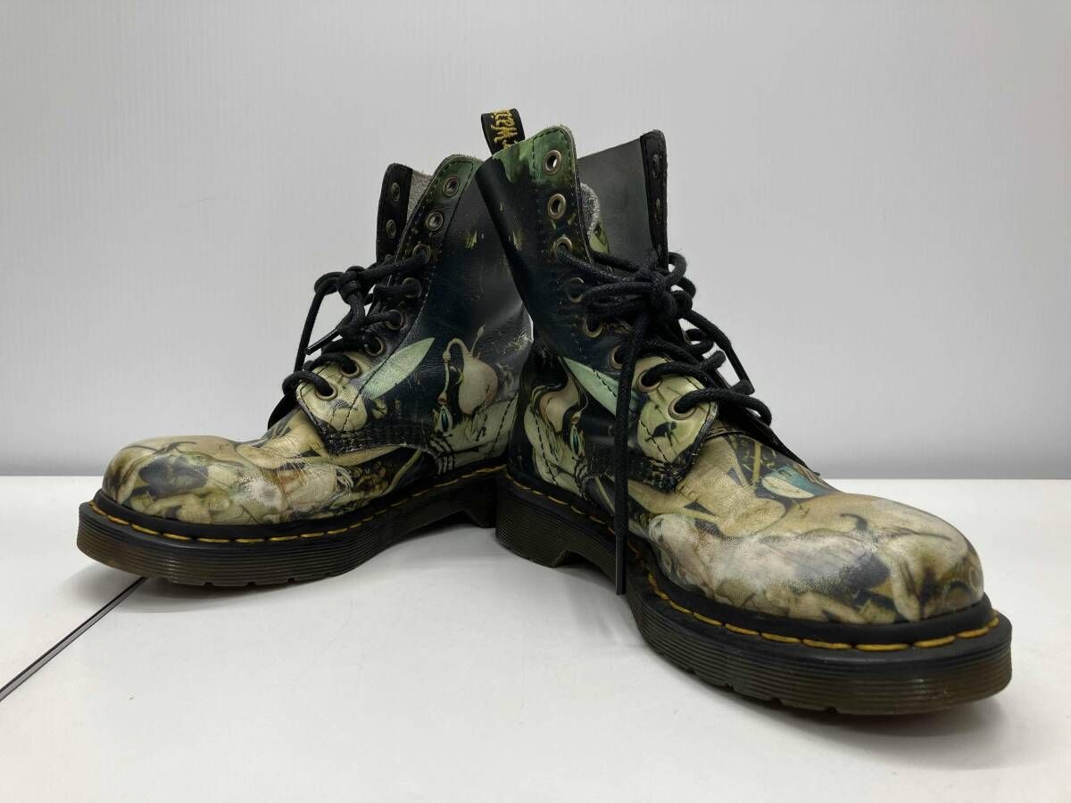 Dr.Martens ﾄﾞｸﾀｰﾏｰﾁﾝ ｴｲﾄﾎｰﾙﾌﾞｰﾂ 2014年限定ﾓﾃﾞﾙ 快楽の園 ｻｲｽﾞ 23.5cm