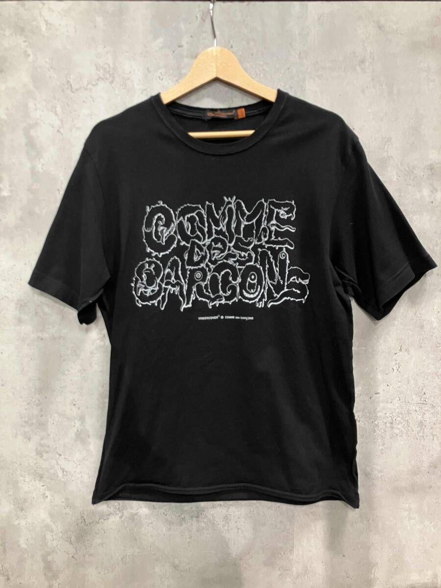UNDER COVER × COMME des GARCONS アンダーカバー コムデギャルソン グラフィックプリントTEE ブラック サイズ2