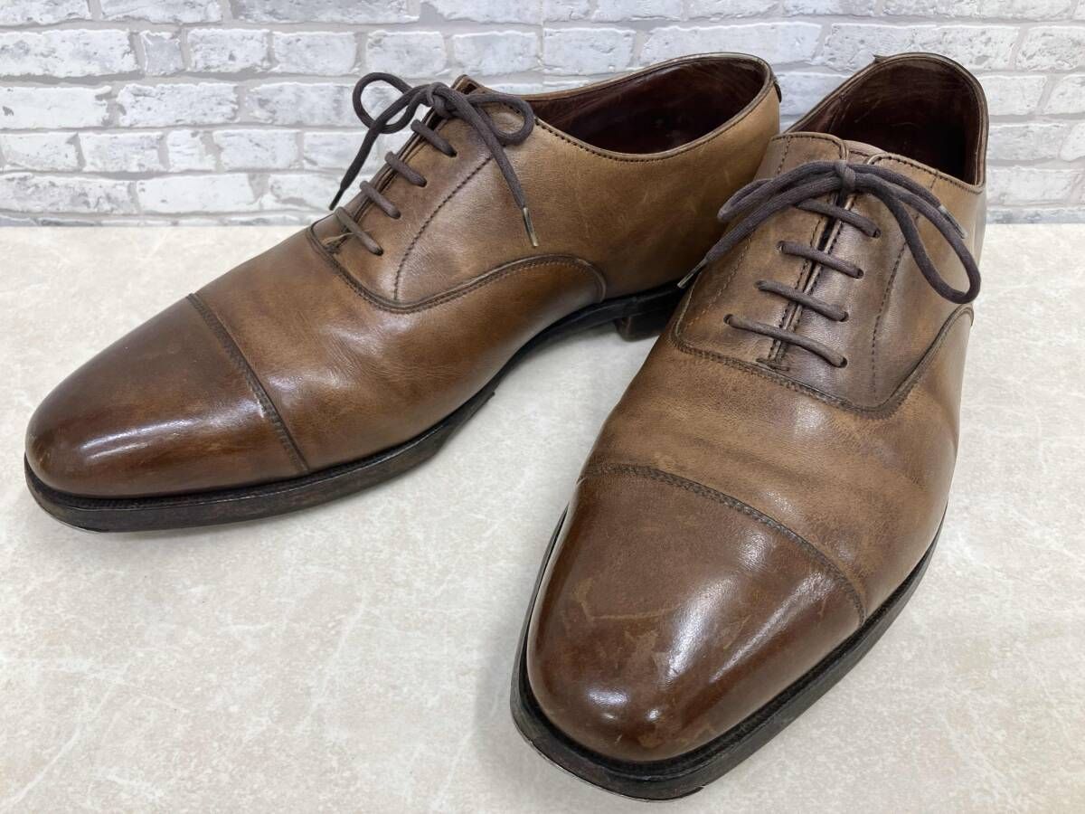 CROCKETT&JONES クロケット&ジョーンズ ストレートチップ 9447 193 UK7 E ブラウン