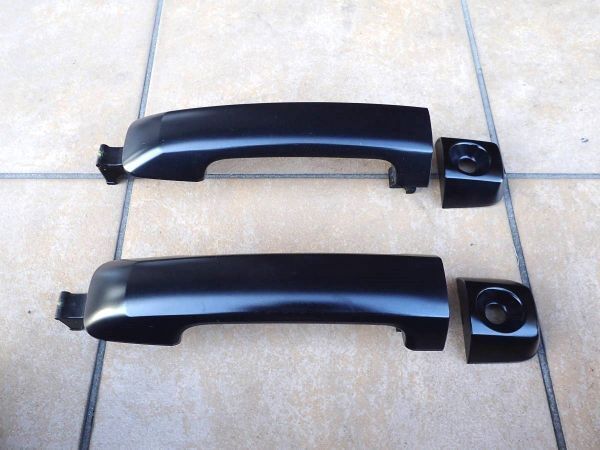 トヨタ 純正 FJクルーザー GSJ15 ブラックカラーパッケージ フロントドア アウターハンドル 左右セット Front Door Outer Handles L/R Set