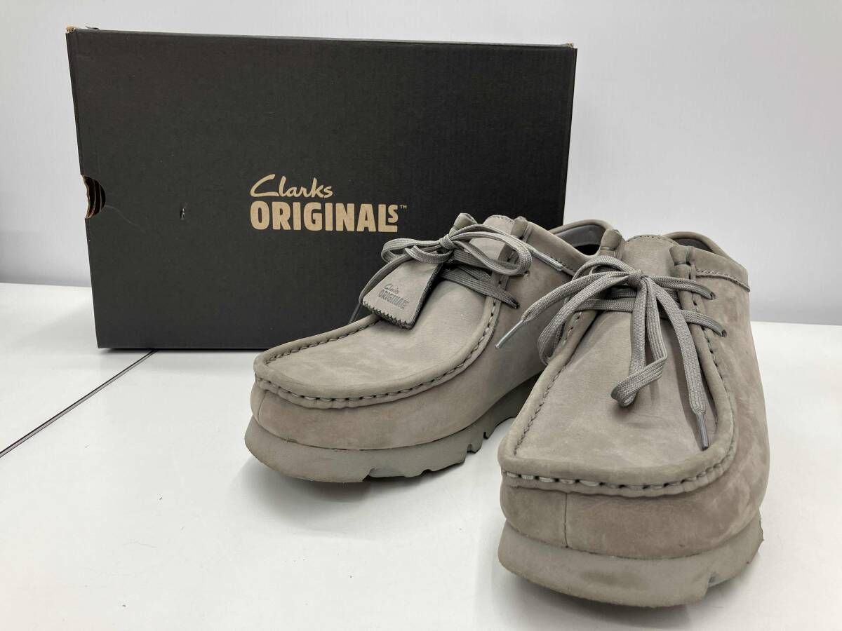 Clarks クラークス ワラビーブーツ WallabeeGTX Grey Nubuck サイズ9 GORE-TEX