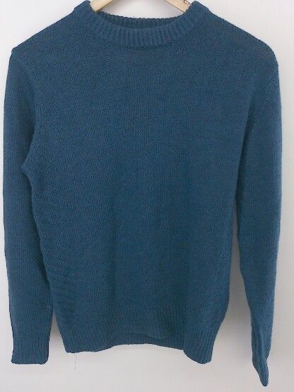 ◇ Yarn by cofil nano universe ナノユニバース ケーブル 長袖 ニット セーター サイズS ブルー系 レディース P 【中古】 【1209020002172】
