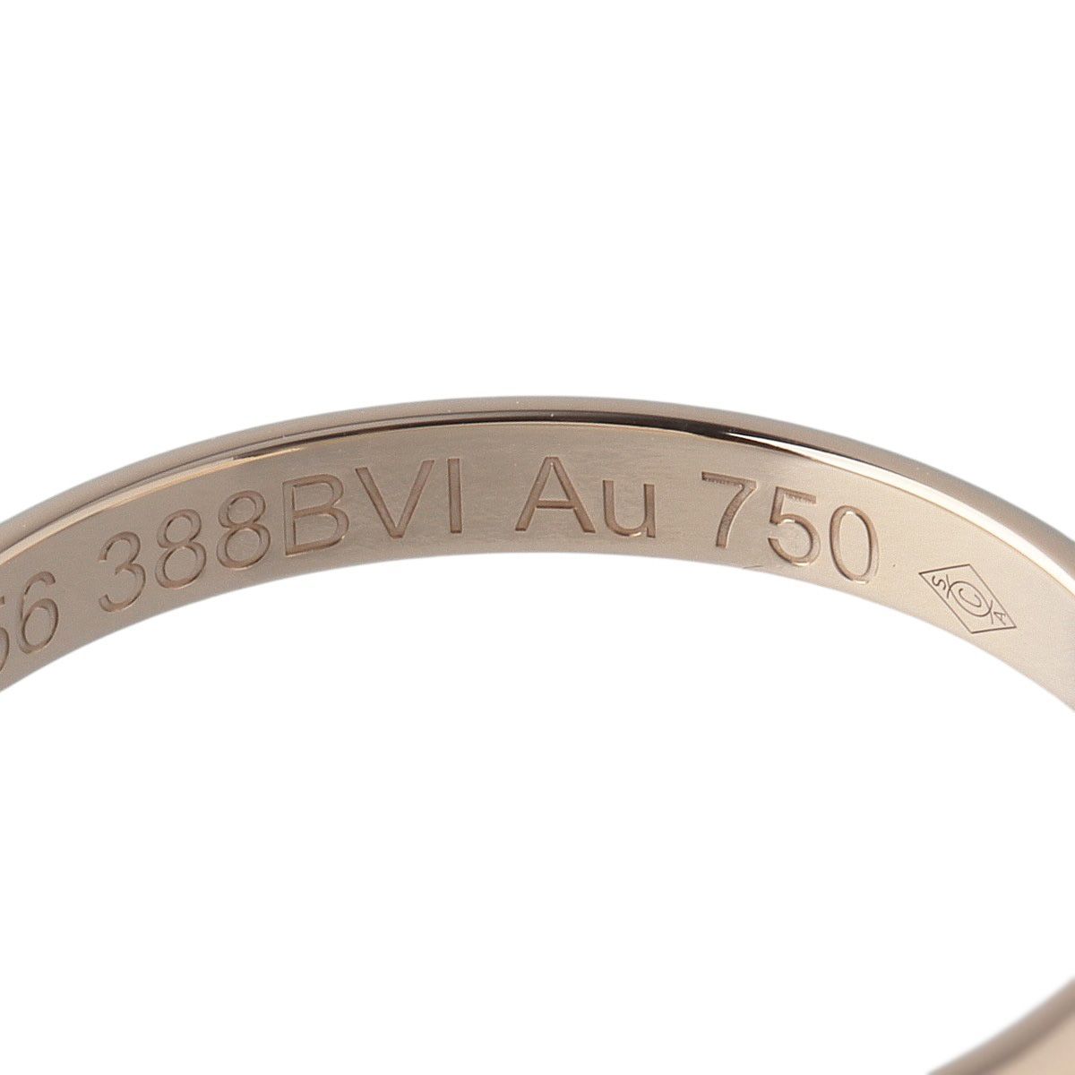カルティエ 1895 ウェディング リング #56 幅2.4mm Au750YG 保証書