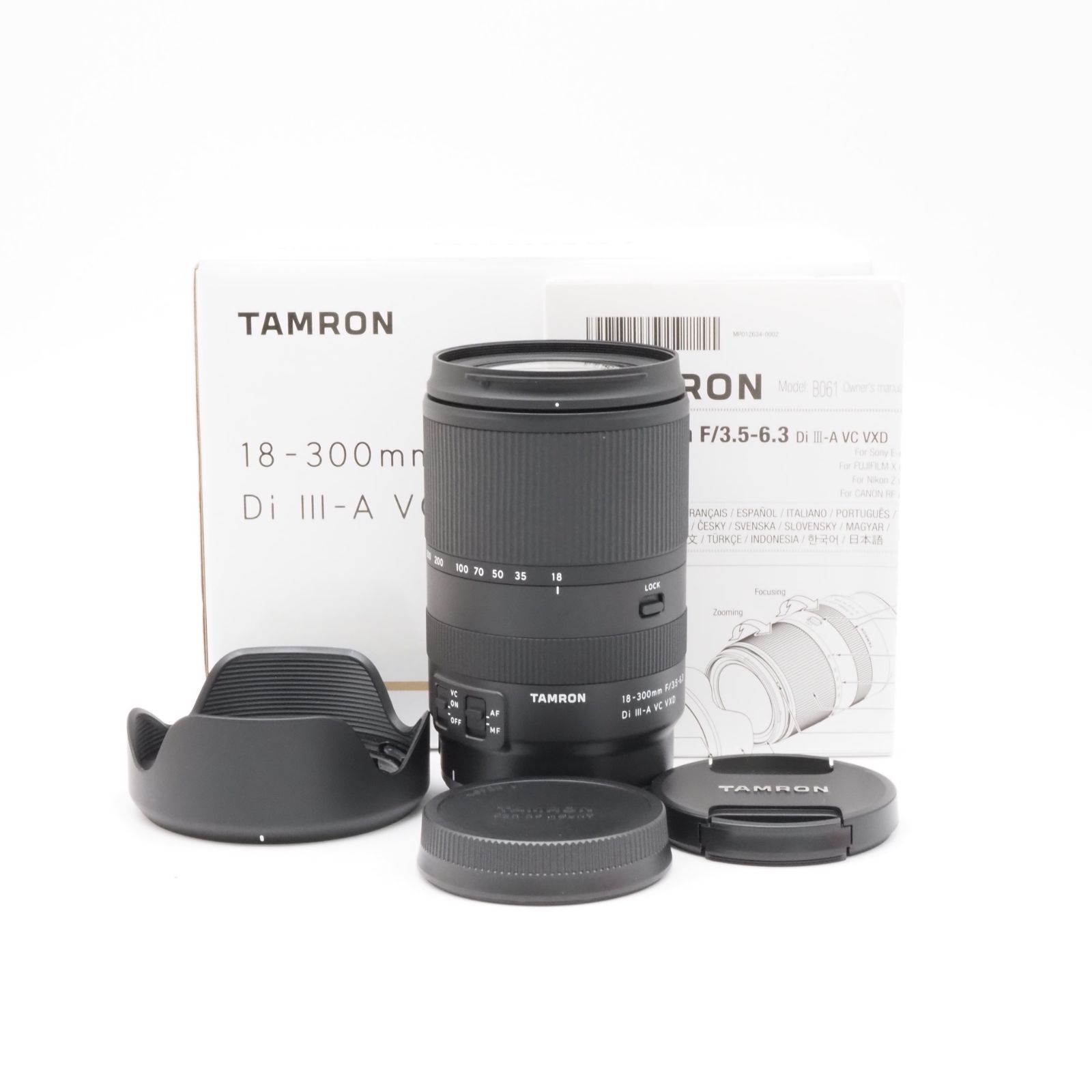 ■ほぼ新品■ TAMRON(タムロン) 18-300mm F3.5-6.3 Di III-A VC VXD キヤノンRF用