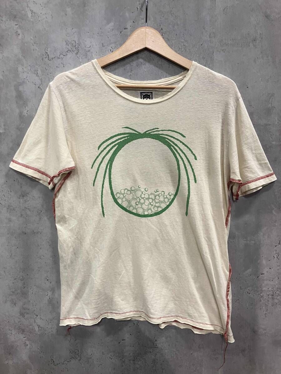 03AW UNDER COVER SCAB期 アンダーカバー インサイドアウトプリントTEE ベージュ サイズM