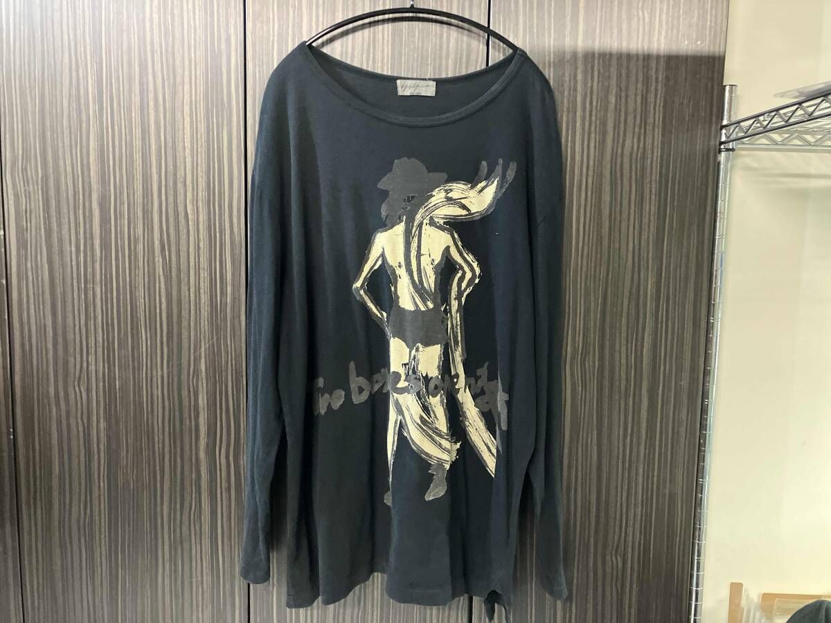 YOHJI YAMAMOTO POUR HOMME 朝倉優香 Long Sleeve Tee 長袖Tシャツ
