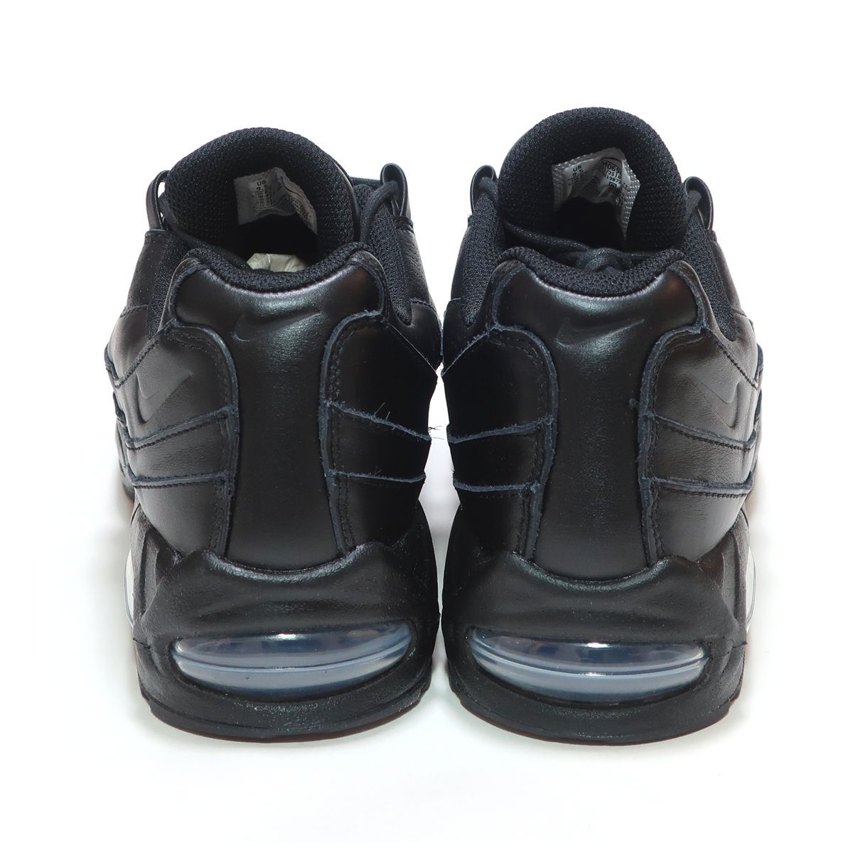 NIKE AIR MAX 95 BIG BUBBLE LTR QS LEATHER TRIPLE BLACK ( ナイキ