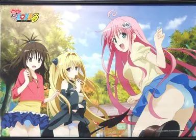 【中古】ポスター・タペストリー 金色の闇＆ララ＆美柑 B2タペストリー 「もっとTo LOVEる -とらぶる-」