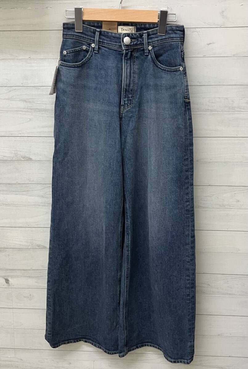 YANUK ヤヌーク ジーンズ ルーズバギーデニム KATE 57152082 レディース 23インチ タグ付き美品