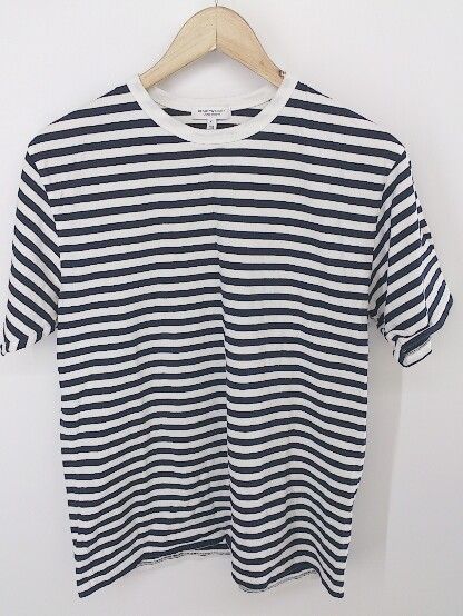 ◇ BEAUTY & YOUTH UNITED ARROWS ボーダー 半袖 Tシャツ カットソー サイズXL ホワイト ネイビー系 レディース P 【中古】 【1209060003290】