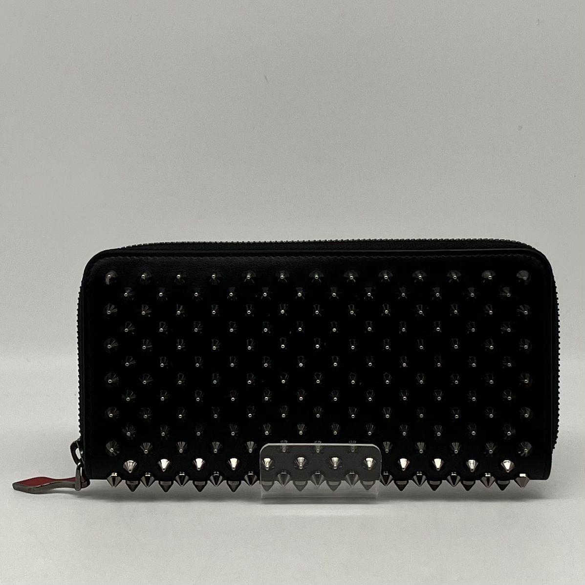 Christian Louboutin PANETTONE SPIKE クリスチャン ルブタン ラウンドファスナーウォレット 長財布