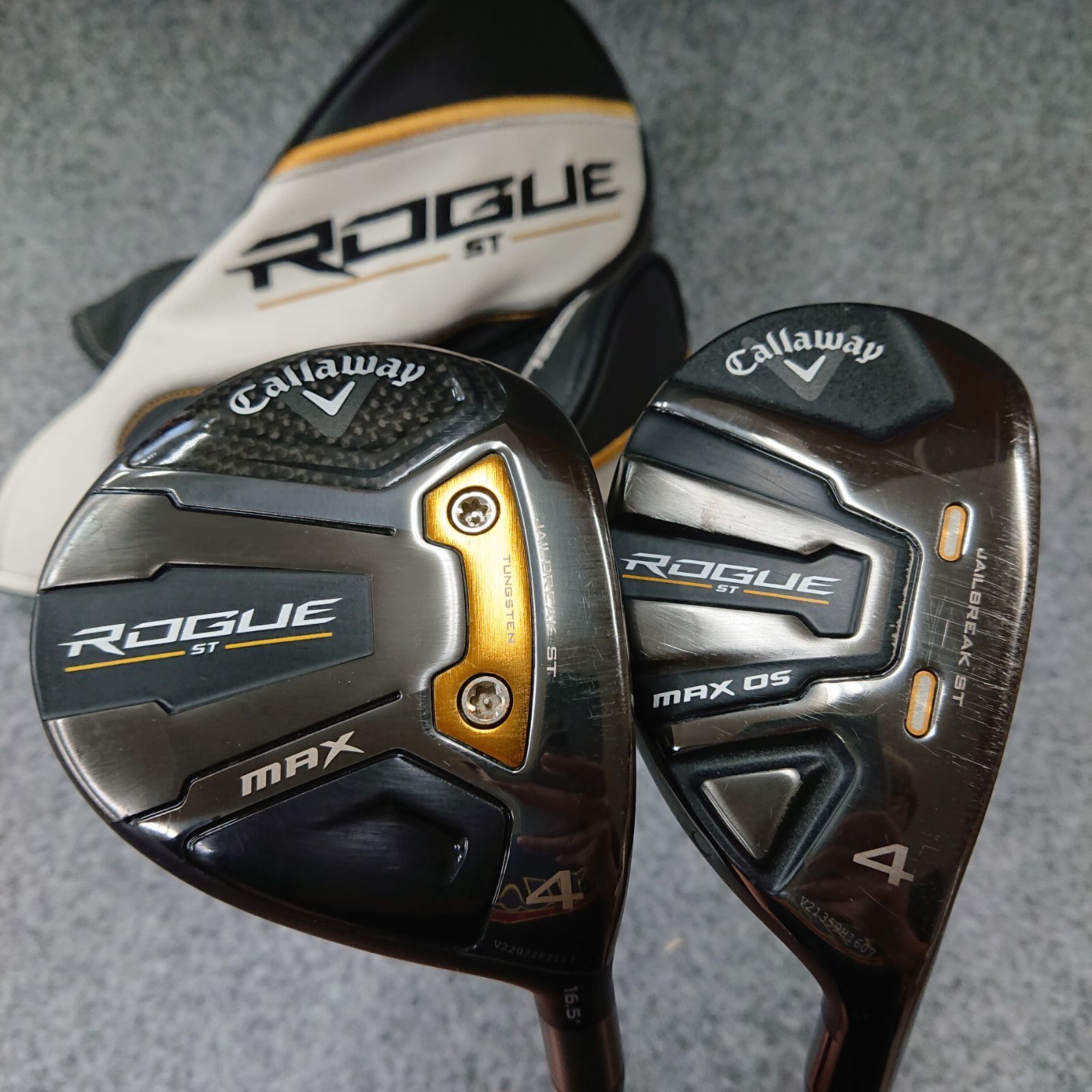 キャロウェイ ROGUE ST MAX 4W 16.5° ＆ ROGUE ST MAX OS 4U 21° 2本セット VENTUS 5 for Callaway (S)
