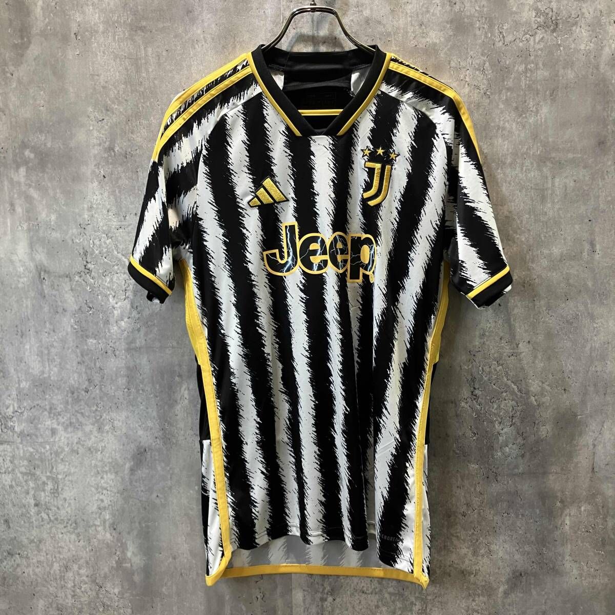 adidas 23-24 Juventus uniform JEEP Big print sizeXL ジープビッグ