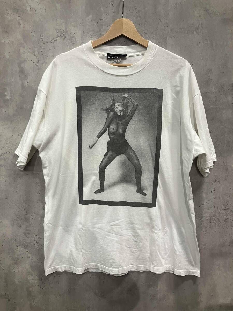 00s BODY RAP ボディラップ 2001 両面プリントTEE ホワイト