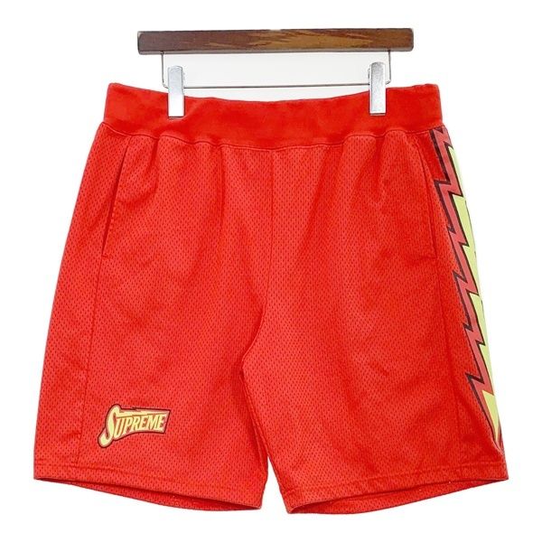 Supreme シュプリーム ショーツ ショートパンツ バスケットボール Bolt Basketball Short メンズ Lサイズ レッド ボトムス DM19077■