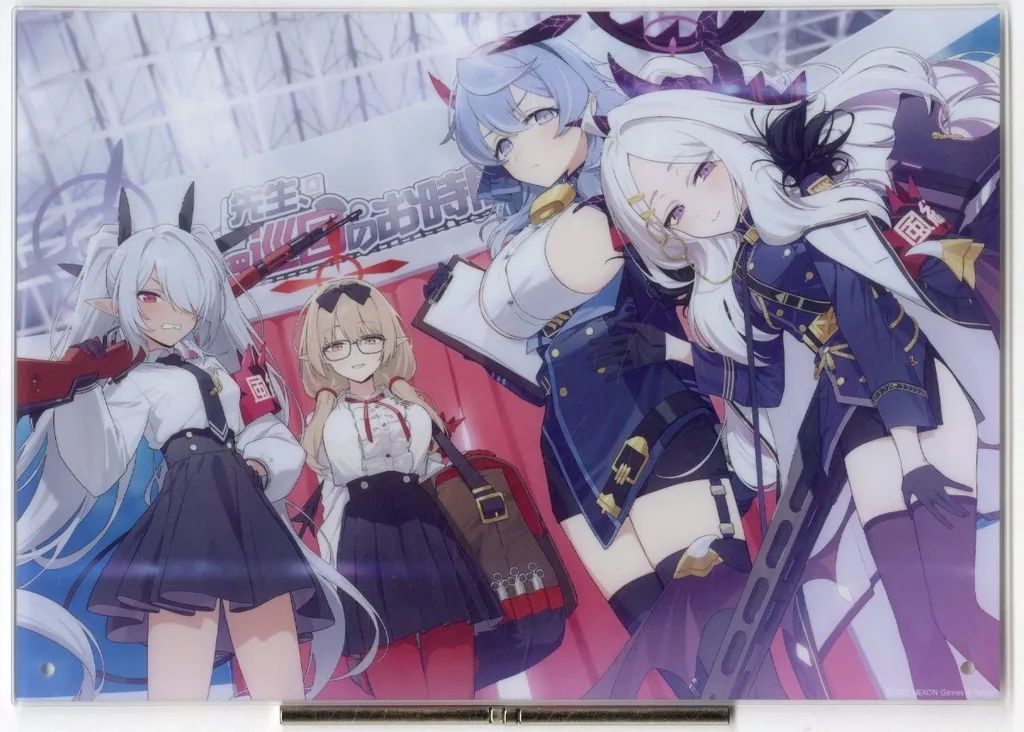 ブルーアーカイブ　風紀委員会　探偵衣装アクリルスタンド4種セット 中古】アクリルスタンド・アクリルパネル 風紀委員会 アクリルプレート